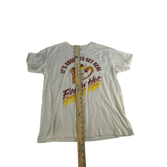 Cheetos Flamin Hot Graphic Tee L Unisex White Multi Casual T-Shirt 100% Cotton - Picture 6 of 7